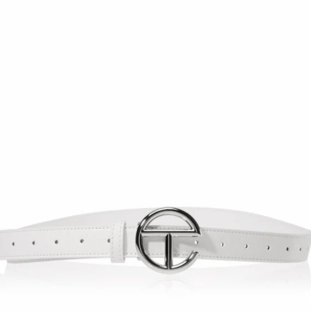 Telfar White Mini Shopping Bag and small matching belt - Picture 4 of 4